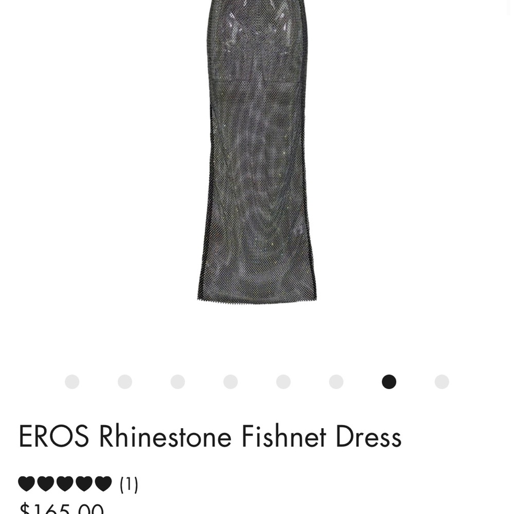 Inamore Rhinestone Mesh Dress - Picture 2 of 3
